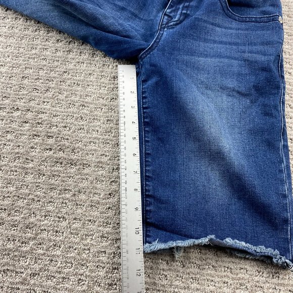True Religion Jean Shorts Size 14 Boys Blue Denim Cut-Off Short Pants Casual - Picture 13 of 14